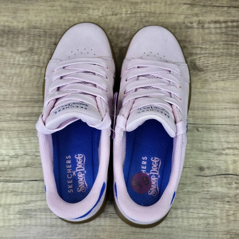 Skechers x Snoop Dogg Slip-ins Courtside Cali Girlz Women's Sz 6.5 Pink Sneakers